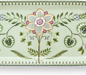 PIP STUDIO ΠΙΑΤΕΛΑ ΟΒΑΛ LILY&LOTUS ΠΡΑΣΙΝΗ 33.3X15.5CM
